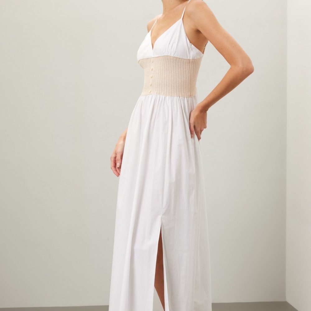 NAADAM Cotton Cashmere Hybrid Dress, S